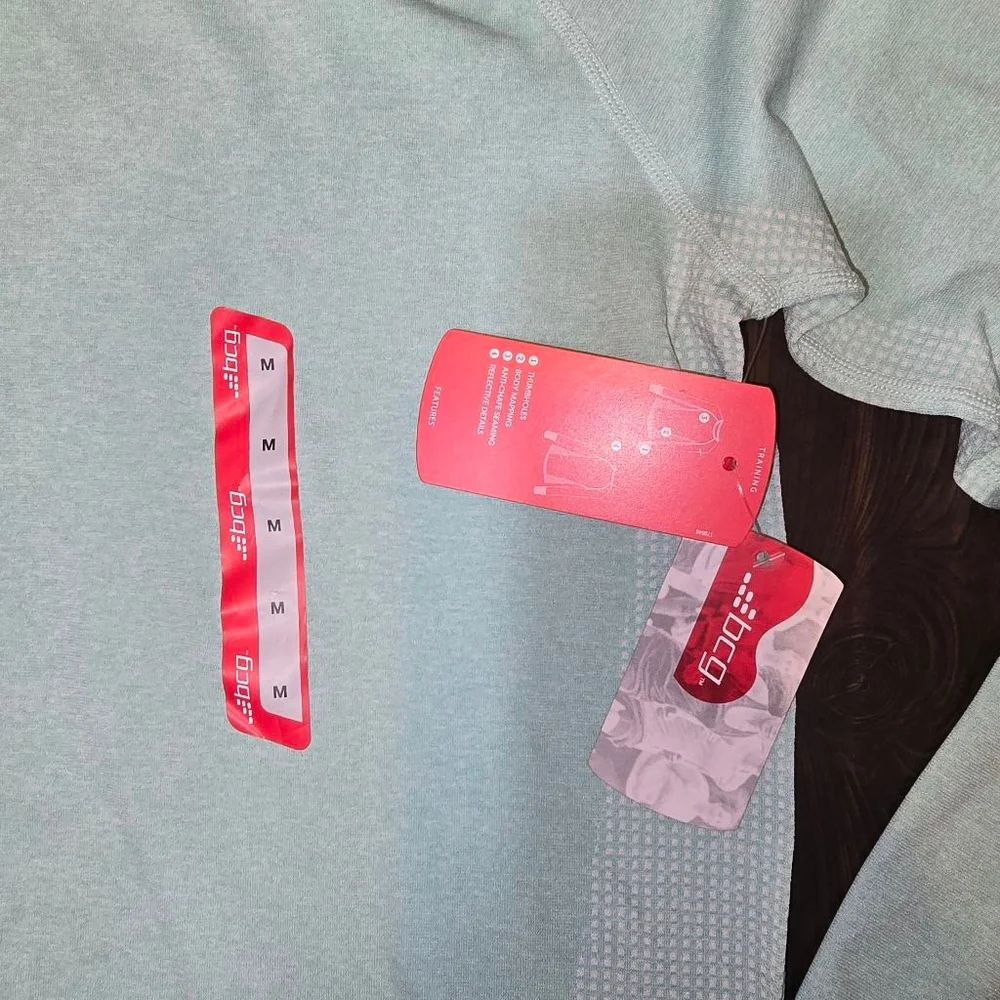 BCG Women's Teal Long Sleeve Training Tee M - Picture 2 of 5